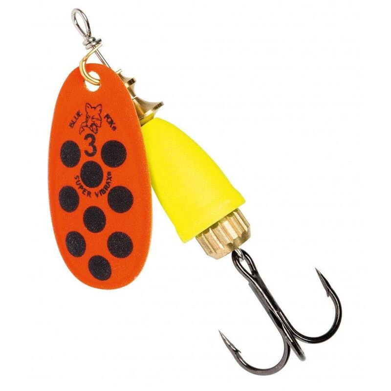 Cuiller Blue Fox Vibrax UV (6g - OBYU - 2) 3 Cuiller Blue Fox Vibrax UV (6g - OBYU - 2)