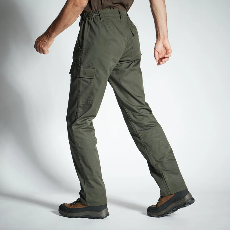 PANTALON CARGO RESISTANT STEPPE 300 VERT 4 PANTALON CARGO RESISTANT STEPPE 300 VERT – Image 3