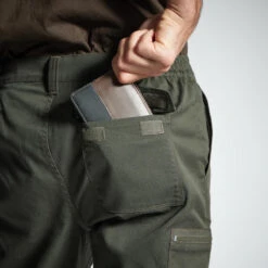 PANTALON CARGO RESISTANT STEPPE 300 VERT 16 PANTALON CARGO RESISTANT STEPPE 300 VERT -Magasin De Matériel De Pêche pantalon cargo resistant steppe 300 vert 6