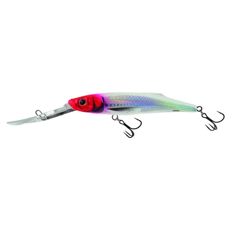 Poisson Nageur Salmo Freediver Super Deep Runner 9cm F (Holographic Red Head) 4 Poisson Nageur Salmo Freediver Super Deep Runner 9cm F (Holographic Red Head) – Image 2