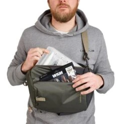 Sac à Bandoulière De Pêche 9L - Sling Bag 100 Kaki -Magasin De Matériel De Pêche sac a bandouliere de peche 9l sling bag 100 kaki 6