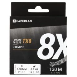 TRESSE PECHE AUX LEURRES TX8 GRIS 130M 7 TRESSE PECHE AUX LEURRES TX8 GRIS 130M -Magasin De Matériel De Pêche tresse peche aux leurres tx8 gris 130m 2