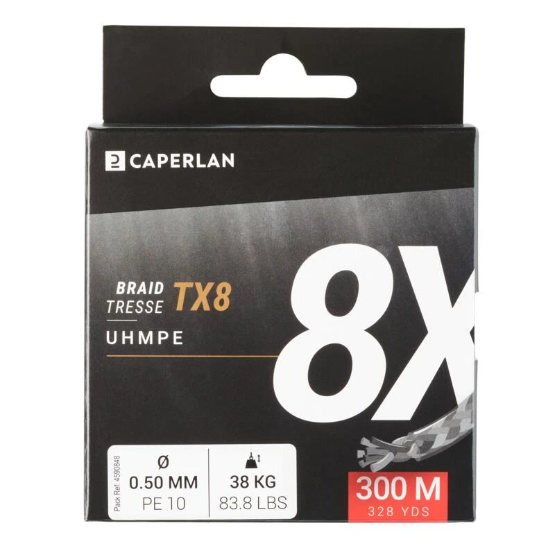 TRESSE PECHE DU SILURE TX8 CF GRIS 300M 5 TRESSE PECHE DU SILURE TX8 CF GRIS 300M – Image 3